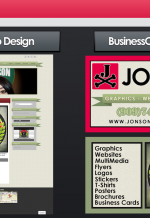 JonsonDesigns Web&BusinessCards - Dreamweaver/Illustrator/Photoshop