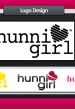 HunniGirl Logo - Illustrator/Photoshop